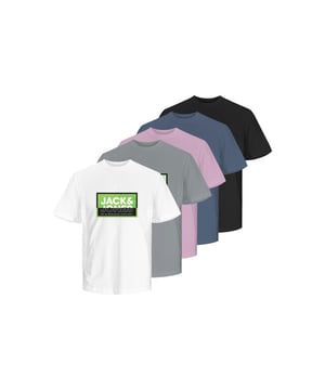 
JCOLOGAN SUMMER PRINT TEE CREW 5PK