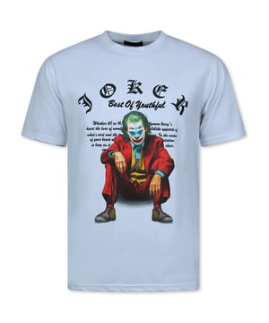 
Joker - T shirt Heren met Print - Oversized T shirt Heren - Tshirts Heren Grappig - Funny Shirt  - 701 - Wit - <p><strong>Specificaties:<br /></strong>- Joker - T shirt Heren met Print <br />- Artikel code: 701 - Wit<br />- Seizoen: Voorjaar / Najaar<br />- Kraag: Ronde hals<br />- Patroon: Print, Geborduurd<br />- Kwalitatief Hoogwaardige Afwerking<br />- Materiaal: 95% Katoen en 5% Lycra<br />- Weefsel: Dik geweven<br />- Pasvorm: Oversized T shirt Here<br />- Mouwen: Korte Mouw<br />- Wasvoorschrift: Binnenste buiten wassen (Niet in de droger)<br />- Beschikbare maten: S - M - L - XL - XXL </p>