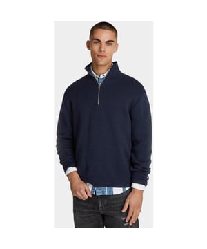 
Tommy Jeans Sweater Blauw TJM Reg Half Zip Sweater DM0DM20596/C1G met artikelcodeDM0DM20596/C1G .  van het materiaal 100% Biologisch Katoen. Extra specificaties: , , , , kleur Blauw.