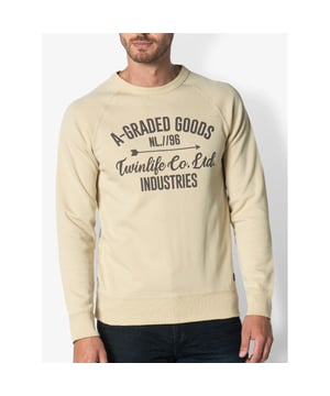 
<p>Stoere heren sweater met ronde hals van Twinlife. Deze sweater heeft een raglan mouw.</p>
<ul>
<li>Regular fit</li>
<li>60% katoen / 40% polyester</li>
</ul>