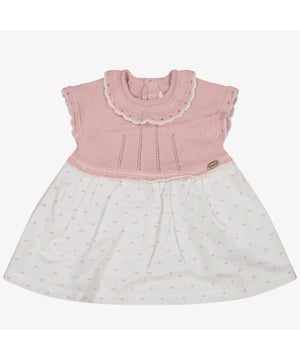 
Mayoral 1849 babyjurkje roze - s25 jurkje ruchekraag - zomer 2025