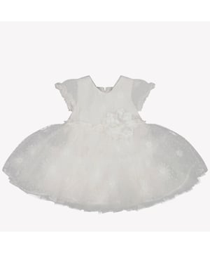 
73E9045912 0001 WHITE SS25<br>point d'esprit-jurk<br><ul>wit</ul><ul>verborgen ritssluiting aan de achterkant</ul><ul>ronde hals</ul><ul>point d'esprit-mesh</ul><ul>korte pofmouwen</ul><ul>gegolfde details</ul><ul>bloemenapplicatie</ul><ul></ul><ul>katoenen voering</ul><ul>rechte zoom</ul><br>MONNALISA