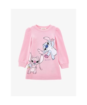 
Prachtige kinderkleding van het merk Monnalisa. Heerlijke en mooie kwaliteit sweater jurk in de kleur roze met artistieke print en bewerkt met strassstenen Stich Rosa Fairytale.
