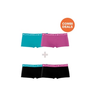 
Materiaal: 95% Cotton / 5% Elastane - 160 gram 
Wasinstructies: Wassen op 30 graden,Niet in de droger,Strijken op matig warme stand (2 stippen) Kleur: Zwart,Groen,Paars