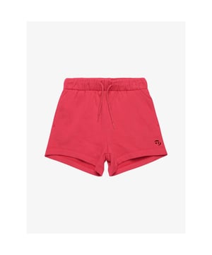 
De Diesel Junior Pagl Short in de kleur Strawberry Red heeft een elastieke tailleband, aantrekkoorden, steekzakken en een opengewerkt logo op het been. Combineer met het bijpassende t-shirt.