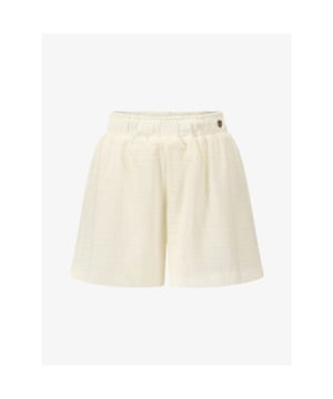 
De Le Chic Dwasa Summer Crochet Short in de kleur Dreamy Creamy is een ruimvallende short gemaakt in een zomerse kwaliteit met een mooie structuur. Combineer met de bijpassende tops.