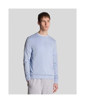 Heren Lyle and Scott Tonal Superfine Cotton Crew Neck Trui in brunnerablauwZacht, verfijnd en ademend. Deze superfijne katoenen trui met ronde hals heeft een normale pasvorm met lichtgewicht comfort en een gladde afwerking die perfect is om het hele jaar door in laagjes te dragen.- Superfijn gebreid katoen voor zachtheid.- Klassiek ronde halsontwerp.- Geribde manchetten en zoom voor behoud van pasvorm.- Plat drogen om de vorm te behouden. Niet ophangen.- 100% katoen.  Machinewasbaar.- Ref: KN2235TON-X828