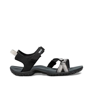 
De multifunctionele Tirra voor dames, nauwkeurig afgesteld op jouw voet, brengt te gek comfort tijdens het avontuur van jouw keuze. Het beste voor: dagtochten, lichte wandelingen, door de stad reizen, de hele dag dragen. Een premium bovenwerk van rijk, soepel leer voor een luxe look en feel. Gemakkelijke klittenbandsluiting gaat snel aan en uit en zorgt voor de juiste pasvorm. Een gedempte Shoc Pad™ in de hiel absorbeert schokken waar je die het meest nodig hebt. Een voorgevormde EVA-tussenzool geeft je voetboogondersteuning die de meeste sandalen missen, nylon cambreur stabiliseert en ondersteunt je voet op oneffen terrein. Robuuste Spider Rubber buitenzool is extreem duurzaam en biedt geweldige grip. Behandeld met Life Naturals, een op verantwoorde wijze verkregen op pepermunt gebaseerde antimicrobiële stof die de groei van geurveroorzakende bacteriën bestrijdt.