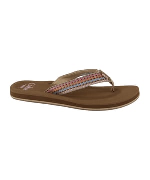 
Reef CJ7336  slippers dames in de kleur overig materiaal textiel maat 36 (6) binnenvoering Textiel materiaal zool Rubber