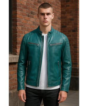 Dit heren bikerjack is gemaakt van hoogwaardig lamsleer en heeft een slim fit silhouet met een klassieke bikerstijl. Het jack is ontworpen met een ademende katoenen voering, vier buitenzakken en twee binnencompartimenten en combineert duurzaamheid, comfort en tijdloze urban fashion. Belangrijkste kenmerken: Hoogwaardige lamsleren constructie Klassiek slim fit bikerontwerp Ademende katoenen voering voor comfort Vier functionele buitenzakken Twee veilige binnencompartimenten Stevige ritssluiting aan de voorkant Getailleerde pasvorm voor een stijlvolle look Duurzaam en veelzijdig voor dagelijks gebruik Stijlvolle urban biker-esthetiek
