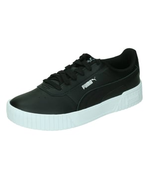 
De Puma Carina 2.0 is een sneaker voor dames. Puma stelt je graag voor aan de Carina 2.0. Dit klassieke tennismodel is geÃ¯nspireerd op ontwerpen uit de jaren 80 en voelt zich helemaal thuis tussen de relaxte sneakerstijl van de Californische badplaatsen. Carina blijft trouw aan zijn geliefde look en draaggevoel, maar is wel opgefrist met bredere lijnen op de hiel en perforaties over de wreef om met wat meer pit het nieuwe seizoen in te stappen. Bovendien is onze SOFTFOAM+-inlegzool er voor zachte demping en comfort, de hele dag door. <ul> <li>Bevat gerecycled materiaal: Gemaakt met ten minste 20% gerecycled materiaal als een stap richting een betere toekomst </li> <li>SOFTFOAM+: comfortabele instap-inlegzool voor zachte demping dankzij de extra dikke hiel</li> <li>Bovenwerk van leer met geperforeerde wreef </li> <li>Rubberen tussenzool en zool </li> <li>Bredere verticale lijnen op de hiel </li> <li>PUMA Formstrip op de beide zijkanten </li> <li>PUMA Cat-logo op de hiel</li> </ul>