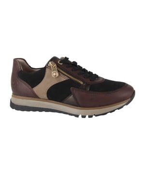 
Rieker 49010-25  sneakers dames in de kleur zwart materiaal leer maat 37 binnenvoering Leer materiaal zool Rubber