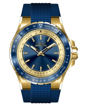 El Invicta 49660 tiene una caja de acero inoxidable de 50 millimetros con una esfera azul.
Esta modelo funciona con un movimiento de Cuarzo preciso.
Resistencia a la presión de aqua de 10 bares.
Este modelo es parte de la colección Invicta Aviator.

2 años de garantía Invicta.