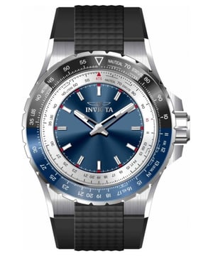 El Invicta 49647 tiene una caja de acero inoxidable de 50 millimetros con una esfera azul.
Esta modelo funciona con un movimiento de Cuarzo preciso.
Resistencia a la presión de aqua de 10 bares.
Este modelo es parte de la colección Invicta Aviator.

2 años de garantía Invicta.