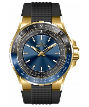 El Invicta 49650 tiene una caja de acero inoxidable de 50 millimetros con una esfera azul.
Esta modelo funciona con un movimiento de Cuarzo preciso.
Resistencia a la presión de aqua de 10 bares.
Este modelo es parte de la colección Invicta Aviator.

2 años de garantía Invicta.