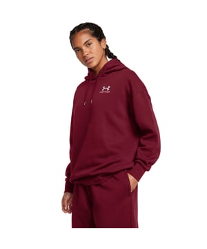 Warm-ups aren't just about being comfy before the big game—though this fleece is easily some of the most comfortable you've ever felt—it's about being in the right headspace  getting focused  and keeping your body ready. Ultra-soft  mid-weight cotton-blend fleece with brushed interior for extra warmth;Ribbed cuffs & bottom hem;Extended body length & drop hem shoulder for an oversized fit & feel