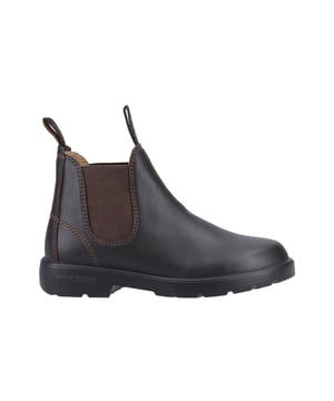 The Hard Yakka Brunswick Kids Boots are more than just footwear  theyre a trusted companion for every step of your journey. Inspired by the rugged landscapes of Australia and designed for explorers at heart, these boots combine durability, comfort, and style in one tough yet versatile package. Whether youre tackling trails, navigating city streets, or chasing adventure with the family, the Brunswick boots are built to keep up with your pace.
 Crafted from premium oiled leathers, these boots strike the perfect balance between robust strength and supple comfort. The leather naturally moulds to the shape of your foot over time, delivering a personalised fit that only gets better with wear. Resistant to scuffs and everyday knocks, the Brunswick is designed to withstand the rigors of daily life while maintaining its classic look.
 Safety and stability are at the heart of the design. A non-slip outsole ensures reliable traction across a wide range of surfaces  from slippery sidewalks to rugged bush tracks  giving you the confidence to step boldly wherever the day takes you. Inside, the PU/PU midsole and outsole deliver lasting comfort and cushioning, reducing fatigue even on long days outdoors.

- Leather upper
- Dual gussets
- Slip on design
- Heel pull tab for easy on / off
- PU midsole
- Durable outsole