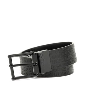 Ceinture Guess Signature G Homme Noir Synthétique. Authentique Accessoire de la marque Guess - design streetwear/sportswear de Guess - Guess pour Homme fashion, parfait pour la vie de tous les jours - Ceinture Guess de couleur Noir s'associe parfaitement avec le reste de votre dressing - matiere Synthétique confortable -   classic - Signature G -