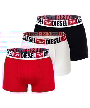 Retropants aus elastischer Baumwolle von DIESEL.
Shorts mit Logo-Bund sorgen für einen lässigen Look.
Sehr hoher Tragekomfort.