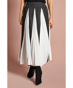 Mono Godet Midaxi Skirt