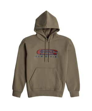 G-STAR Herren Hoodie mit Kängurutasche. Pullover mit Kapuze und Kängurutasche. Logo auf der Vorderseite. Aus der Serie Old Skool Logo.