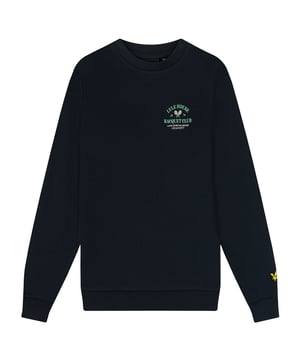 Das Lyle Scott Racquet Club Graphic Sweatshirt besteht aus 100 % strapazierfähiger, weicher Baumwolle mit zusätzlichen Logodetails des Sportclubs.