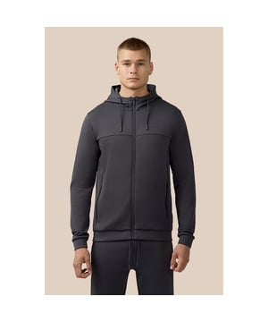 Combat the elements in comfort in this Men's Long Sleeve Zip Through Hoodie. Its lightweight, quick-drying fabric combines with a Protek finish ready to resist the rain, without trapping unwanted heat and moisture