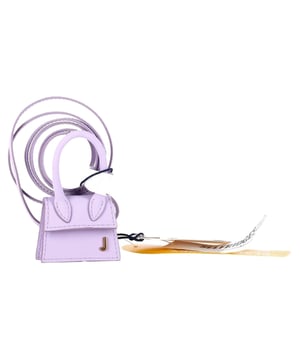 VINTAGE, RRP AS NEW
Tiny but unforgettable, the Jacquemus Le Petit Micro Chiquito Top Handle Bag in purple calf leather is a fashion-forward statement piece with playful proportions and vibrant charm. Its sculptural design and luxe finish make it more of an accessory-jewel than a functional bag. **Styling tip:** Wear it as a necklace-style crossbody or clip it onto a larger bag for a layered, high-fashion look that adds a pop of color and personality.

Jacquemus Le Petit Micro Chiquito Top handle Bag in Purple Calf Leather

Condition: Excellent
Signs of wear: No retail tag, No visible sign of wear., 
Packaging: None
Color: Violet | purple
Material: Leather | calfskin leather
Size: One Size | One Size
Measurements: Width: 20; Height: 50; Length: 50; Handle drop: 45; Strap length: 0
SKU: NAPPUGBBA546012W