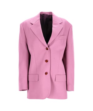 VINTAGE, RRP AS NEW
Elevate your wardrobe with the Acne Studios Oversized Suit Jacket in Pink Polyester. The perfect balance of classic tailoring and modern flair, this jacket features a flattering oversized fit with notched lapels, long sleeves, and button cuffs. Crafted from mid-weight suiting fabric, the jacket’s structure is enhanced by padded shoulders and a single vent at the back for a polished look. Flap front pockets and a welt breast pocket add both practicality and style. In a bold pink hue, this suit jacket makes a statement whether you're dressing it up for the office or pairing it with relaxed denim for a chic weekend outfit.




Acne Studios Oversized Suit Jacket in Pink Polyester
Condition: Very good
Signs of wear: Lightly used but very well maintained. Small pull thread or light peeling.
Packaging: None
Color: Pink
Material: polyester
Size: FR | 32
Measurements: Length: 770; Chest: 1080
SKU: NAPPUDECL461498W