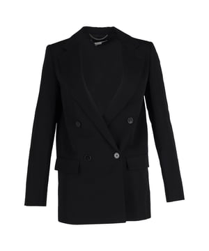 VINTAGE, RRP AS NEW
Elevate your wardrobe with the Stella McCartney Double-Breasted Blazer in timeless black wool. This impeccably tailored blazer offers effortless elegance with its classic double-breasted design and sleek black wool fabric. The sophisticated cut and sharp lines create a flattering silhouette, making it perfect for both professional settings and chic evening events. Crafted from high-quality wool, this blazer provides a luxurious feel and enduring style. Experience a blend of classic tailoring and modern sophistication with this essential piece from Stella McCartney.

Stella McCartney Double-Breasted Blazer in Black Wool

Condition: Excellent
Signs of wear: Includes Retail tag. No missing accessories & buttons., No visible sign of wear., 
Packaging: None
Color: Black
Material: Wool
Size: IT40/UK10/S/FR36/US4-6
Measurements: Length: 750; Chest: 450
SKU: TONPUGBCL385126W