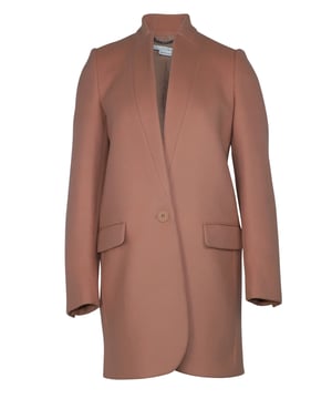 VINTAGE, RRP AS NEW
Stella McCartney's wool-blend Bryce coat offers a modern interpretation of the timeless camel-brown style. It's tailored to a relaxed silhouette with a paneled composition and stand-notch lapels and then lined with coordinating twill to ensure the cleanest drape. Leave it open over a white blouse and tailored trousers to heighten the nonchalant feel. 
Stella McCartney Women's Bryce Single-breasted Coat In Camel Wool Blend
Condition: excellent
Color: camel brown
Material: wool blend
Size: IT40/FR36/US4
Sign of wear: No
SKU: 85809