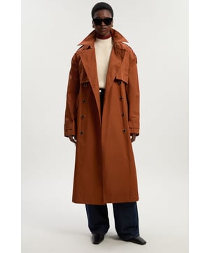 Relaxed Polished Trench Coat