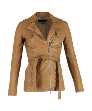 VINTAGE, RRP AS NEW
An icon reimagined, this Gucci biker jacket delivers signature edge with luxurious brown leather, a waist-cinching belt, and zippered details that give it that unmistakable moto feel. With its structured silhouette and buttery-soft texture, this jacket brings a bold, polished finish to anything you throw it over—from flowy dresses to denim and boots.


Gucci Biker Jacket in Brown Leather
Condition: Very good
Signs of wear: No retail tag but Brand tag on., Minor sign of wear or markings., Lightly used but very well maintained. Small pull thread or light peeling.
Packaging: None
Color: Brown | ochre
Material: Leather | leather
Size: IT | 42
Measurements: Length: 680; Chest: 400
SKU: NAPPUGBCL469764W