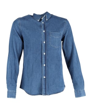 VINTAGE, RRP AS NEW
Laid-back style meets refined tailoring. The Acne Studios Isherwood Button Down Shirt in blue washed denim is a modern essential rooted in classic design. Made from soft cotton denim, it features a single chest patch pocket, button-down collar, and full button closure. A box pleat and functional locker loop at the back nod to traditional shirting, while the Scandinavian minimalism gives it a contemporary edge.


Acne Studios Isherwood Button Down Shirt in Blue Denim
Condition: Excellent
Signs of wear: No retail tag but Brand tag on., No visible sign of wear., 
Packaging: None
Color: Blue | blue
Material: Denim | denim
Size: EU | 48
Measurements: Length: 750; Chest: 480
SKU: MRPPUGBCL484623M