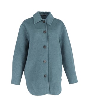 VINTAGE, RRP AS NEW
The Acne Studios Buttoned Overshirt Jacket in blue wool is a stylish and versatile outerwear piece that effortlessly blends comfort with contemporary design. Crafted from soft, high-quality wool, this jacket offers warmth and durability while maintaining a lightweight, relaxed fit. The buttoned front adds a classic touch, while the oversized silhouette provides an on-trend, laid-back look that’s perfect for layering.

 Acne Studios Buttoned Overshirt Jacket in Blue Wool

Condition: Excellent
Signs of wear: No retail tag but Brand tag on., No visible sign of wear., 
Packaging: None
Color: Blue | blue
Material: Wool
Size: EU | 38/UK10/FR40/M/IT44/US6
Measurements: Length: 820; Chest: 580
SKU: NAPPUGBCL446607W