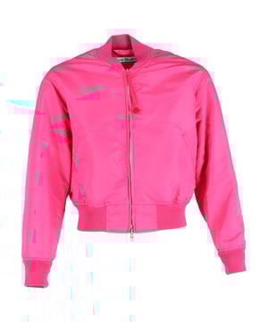 VINTAGE, RRP AS NEW
The Acne Studios Bomber Jacket in vibrant magenta pink, created in collaboration with Honey Fucking Dijon, is a standout piece that effortlessly merges high fashion with artistic flair. Featuring exclusive artwork print and the Acne Studios logo on the back, this jacket adds an avant-garde twist to a classic bomber silhouette. Complete with a centre-front zipper, side pockets, and an interior welt pocket, it combines practicality with style. The ribbed neckline, cuffs, and hem provide the perfect finishing touches, while the relaxed unisex fit offers versatility for all.


Acne Studios Bomber Jacket In Pink Nylon
Condition: Excellent
Signs of wear: No retail tag but Brand tag on., No visible sign of wear., 
Packaging: None
Color: Pink 
Material: nylon
Size: INT | S
Measurements: Length: 600; Chest: 500
SKU: MRPPUGBCL471115M