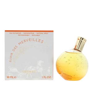 Hermès Elixir Des Merveilles Eau De Parfum is a captivating and warm fragrance that blends the richness of Siam resin, amber, and caramel with the depth of cedar, patchouli, and oak. The addition of orange peel and Peru balsam creates a unique balance of freshness and warmth, while sandalwood, tonka bean, and vanilla sugar add a creamy sweetness. This luxurious scent offers a sophisticated and alluring experience, perfect for those who appreciate complex, enchanting perfumes.