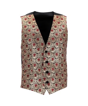 VINTAGE, RRP AS NEW
Make a bold impression with the Dolce & Gabbana Martini Printed Single-Breasted Suit Vest in Multicolor Polyester. This eye-catching vest showcases the brand's signature playful and luxurious design, featuring a vibrant martini print that adds a touch of personality and flair to your formalwear. Crafted from premium polyester, it offers a smooth, polished finish while ensuring comfort and durability. The single-breasted design provides a tailored, sharp silhouette, making it a perfect addition to your suit collection for any occasion that calls for both sophistication and individuality. Pair it with the matching jacket or wear it as a standout piece on its own to elevate your formal look with unmistakable style and confidence.

 Dolce & Gabbana Martini Printed Single-Breasted Suit Vest in Multicolor Polyester

Condition: Excellent
Signs of wear: No retail tag but Brand tag on., No visible sign of wear., 
Packaging: None
Color: Multicolor
Material: Polyester
Size: EU | 46/S/UK36/US36
Measurements: Length: 600; Chest: 820
SKU: MRPPUDECL445618M