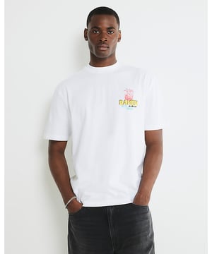 Regular fit, Crew neck, Japanese ramen graphic, Short sleeves, Lightweight