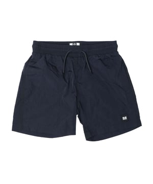 Elastische taille met extern trekkoord.Zakken met zijopening en portefeuillezak.Weekend Offender logobadge.Normale pasvorm.100% Nylon.
