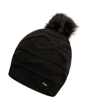 
100% acryl. Materiaal: Acryl, Polyester. Stof: Kunstbont, gebreid. Voering: Fleece. Ontwerp: Logo. Bobble, geribbeld manchet. Duurzaamheid: Gemaakt van gerecycled materiaal.