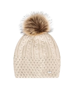 
Vernieuw je wintergarderobe met onze luxueuze zachte gebreide muts. Het ingewikkelde kabelpatroon voegt een vleugje elegantie toe, terwijl de tonale strass steentjes onderaan een vleugje glamour brengen. Blijf warm en gezellig met de microfleece voering, en verander je look met de afneembare pompon bovenop. Upgrade je koude weerstijl met dit chique en veelzijdige accessoire. 40% viscose 30% polyester 20% polyamide 10% wool