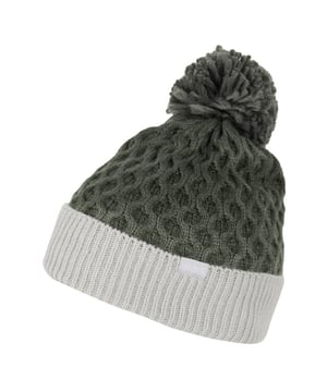 
Buitenste materialen: 100% Acryl. Voering: 100% polyester. Voering: Fleece. Stof: Honingraat, Gebreid. Ontwerp: Omber. POM POM.