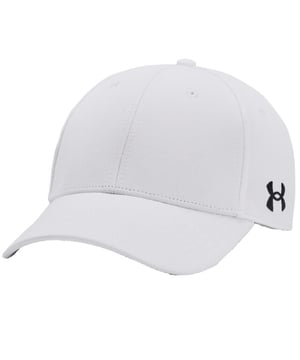 
100% Polyester. Stof: Gebreid, Zacht aanvoelend, Structuur. Ontwerp: Geborduurd logo. 6 panelen, 6 rijen stiksel, knoop bovenaan, gebogen rand, geborduurde oogjes, vochtafvoerend, zweetband. Stoftechnologie: Ademend, HeatGear.