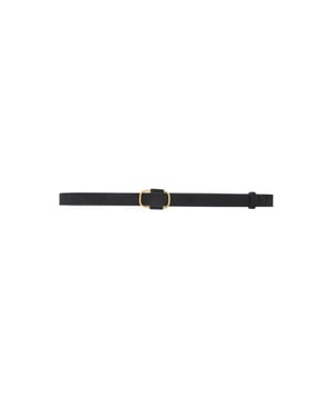
Mooie zwarte dunne riem van het merk Grace & Mila. De zwarte riem met suède-effect heeft een gouden metalen gesp. Benadruk je taille met deze mooie riem, draag de riem op een maxi-jurk, jeans of op een rok met T-shirt of top. Deze riem is de finishing touch die je outfit afmaakt.
Product details:

Suède riem: Voegt een luxe textuur toe aan je outfit.
Metalen gouden gesp
Lengte 104 cm en breedte 2,3 cm.
De Nazareth riem is verkrijgbaar in één maat 

