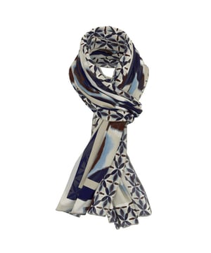 
Frank Walder Shawl NOS725770 in de kleur Blauw