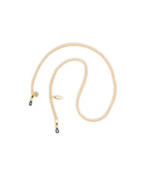 Wil jij helemaal van deze tijd zijn? Scoor dan deze topper uit de nieuwste collectie van Sunny Cords bij V&D!
Merk: Sunny Cords, Model: Zonnebrilkoordjes, Materiaal: Metaal, Kleur: Beige