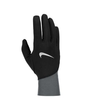 
85% Polyester, 9% Nylon, 6% Polyurethaan. Voering: Fleece. Stof: Middengewicht. Manchet: Elastiek. Stof Technologie: Therma-Fit. Touchscreen Vingertop. Ontwerp: Contrast, Logo.