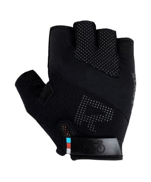 
60% Nylon, 30% Polyurethaan, 10% Elastane. Stoftechnologie: Anti-Shock, Ademend, Vochtafvoerend. Vingerloos, Gel-inzetstukken, Reflecterend, Gelast. Manchet: Haak en Lijn Riem. Ontwerp: Fiets, Gestippeld, Logo, Tekst.