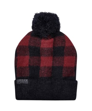 
68% Acryl, 30% Polyester, 2% Elastaan. Ontwerp: Geruite, Logo. Pom Pom, Omgeslagen manchet, Brede manchet. Easy-Care.